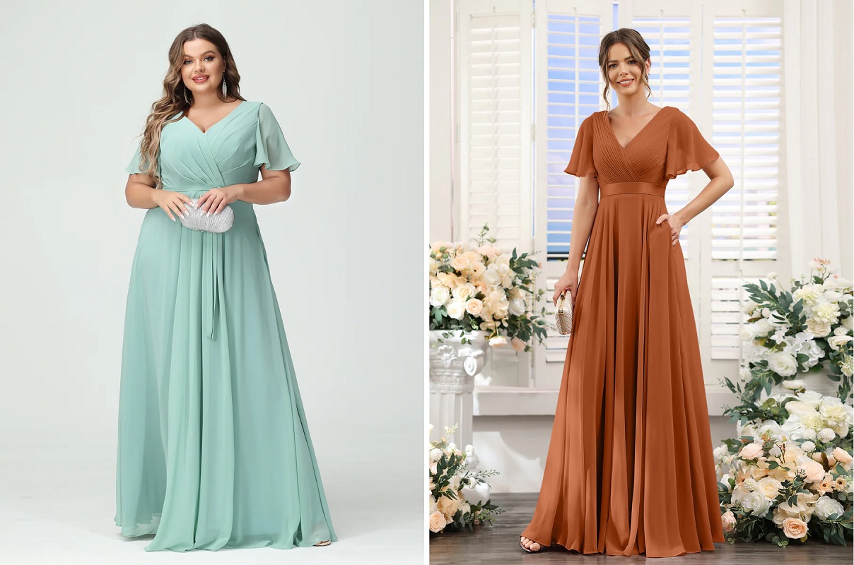 The Perfect Dress for Every Bridesmaid: Burnt Orange and Plus Size Options